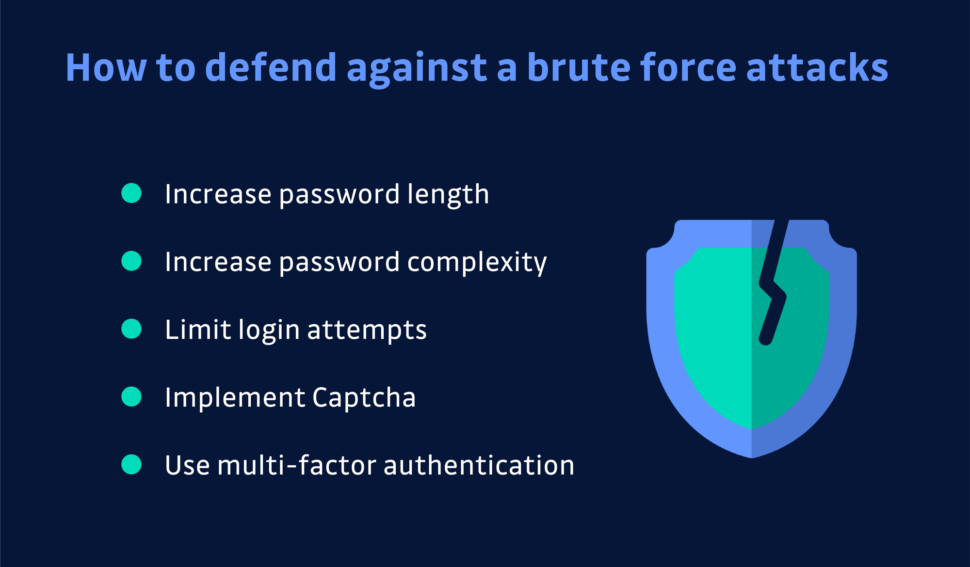 Defend brute force attack