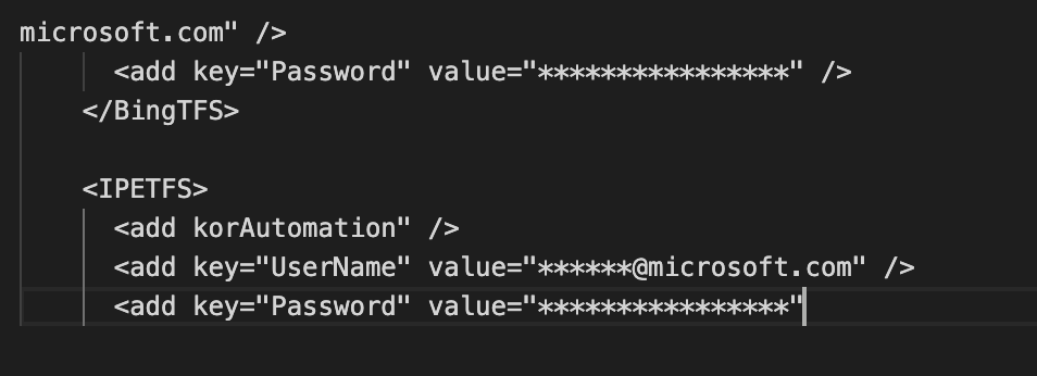 Credential pairs