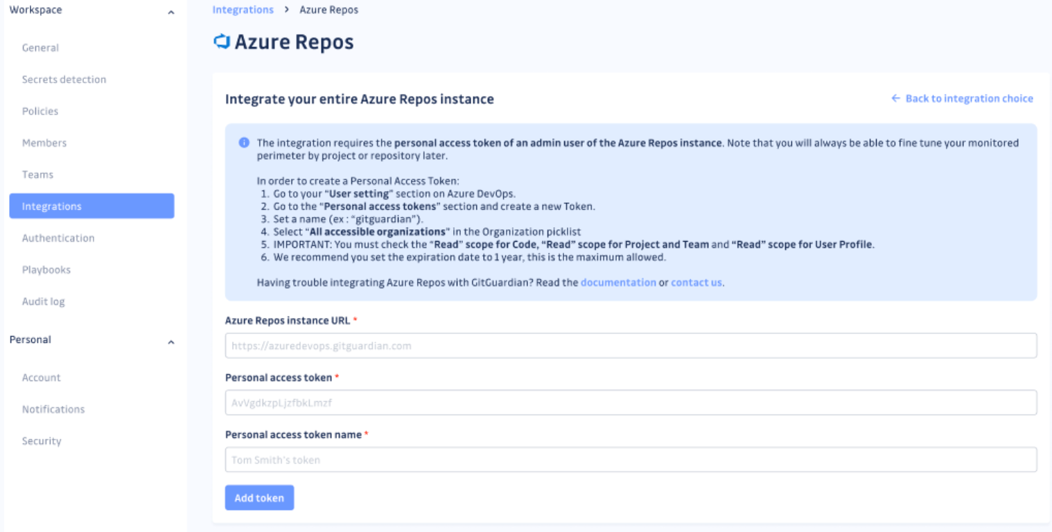 Integrate your entire Azure Repos instance