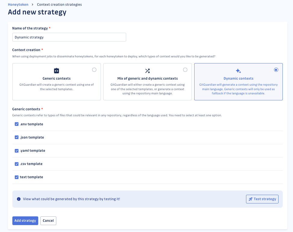 Define where honeytokens should be placed