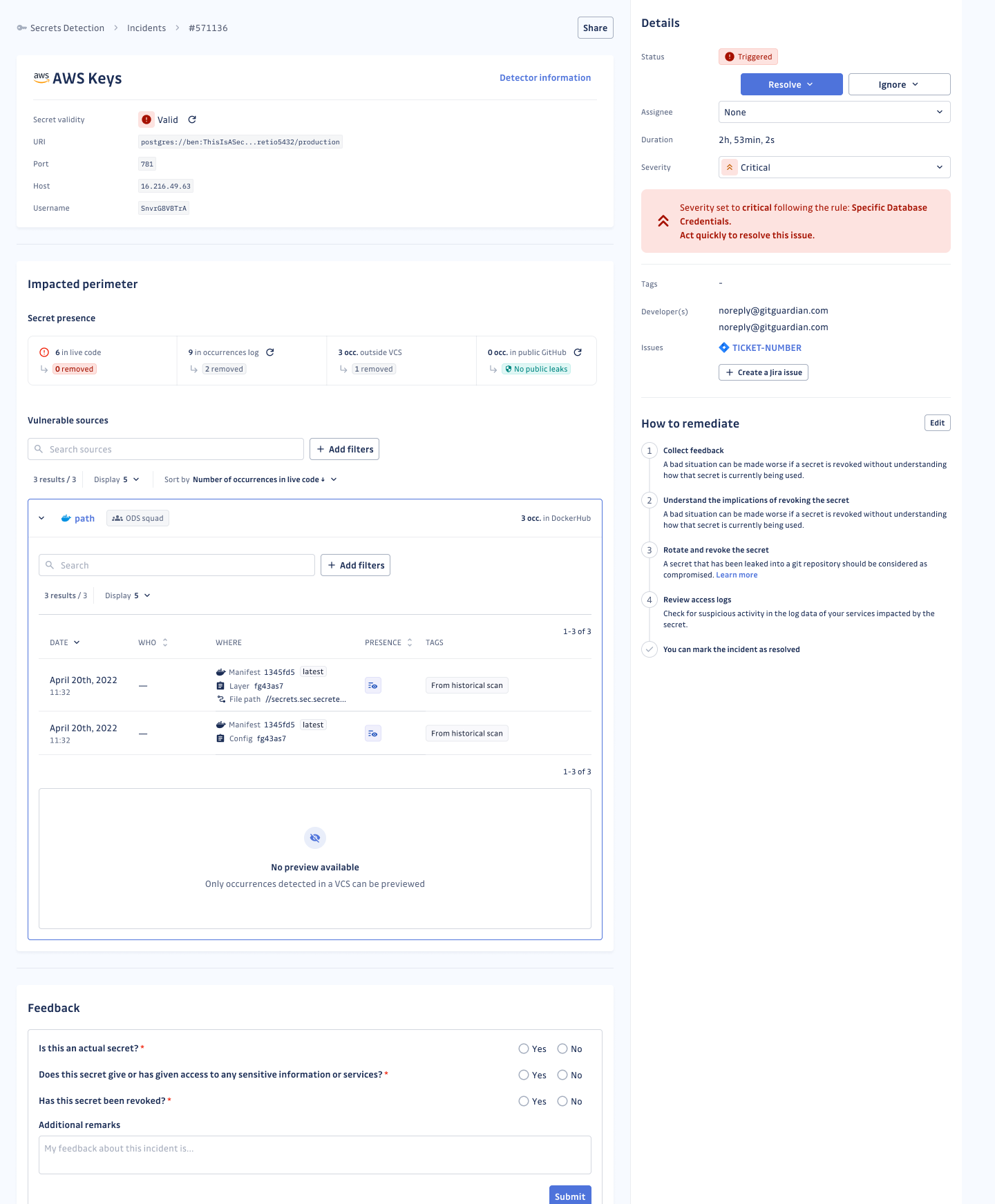 Investigation of a container registry incident