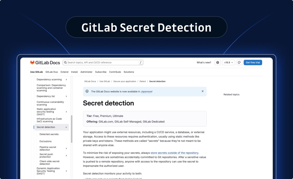 GitLab Secret Detection