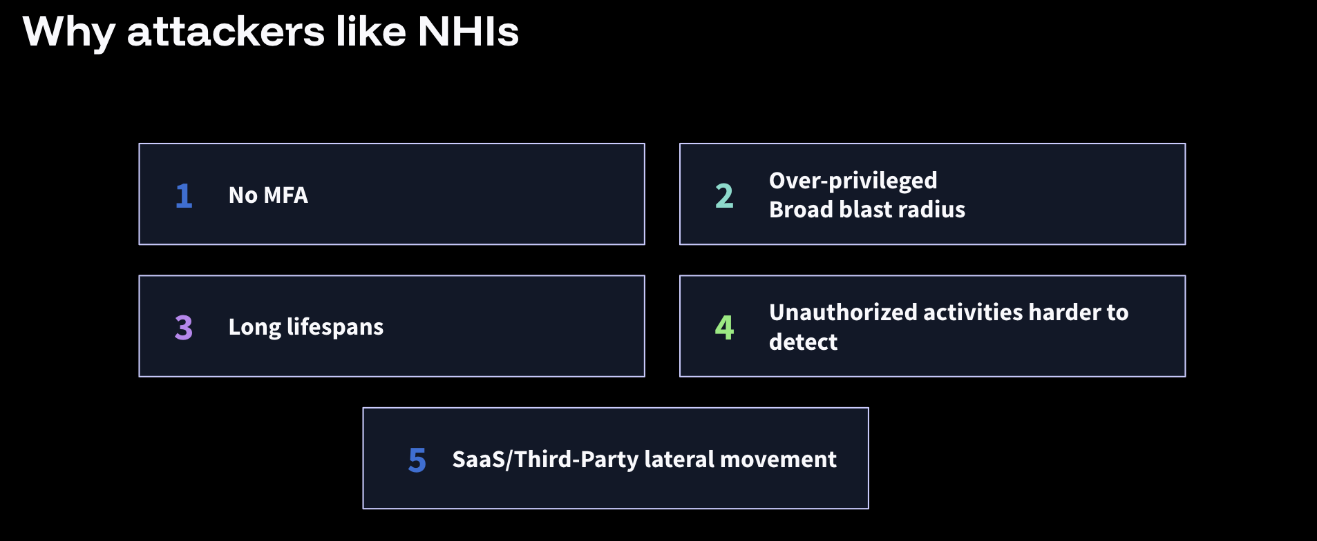 Why attackers like NHIs