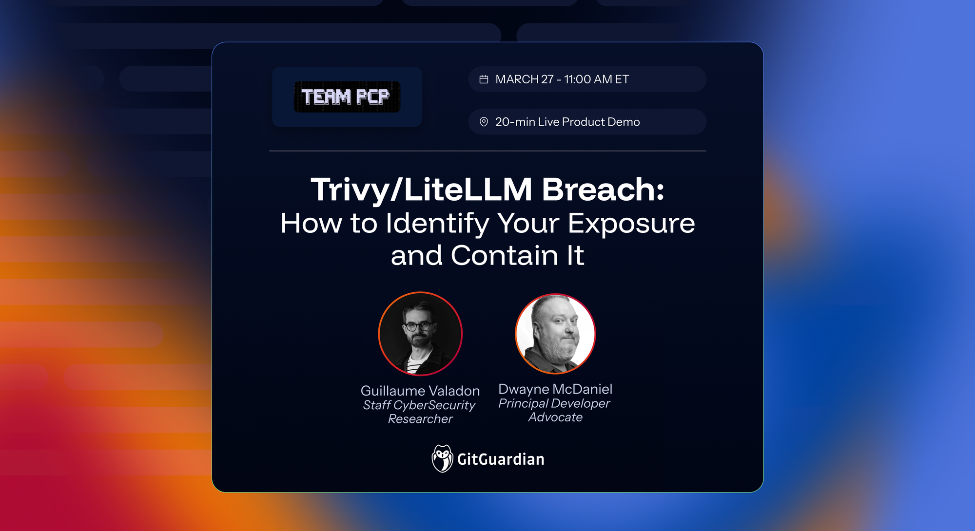 Trivy/LitLLM breach webinar 
